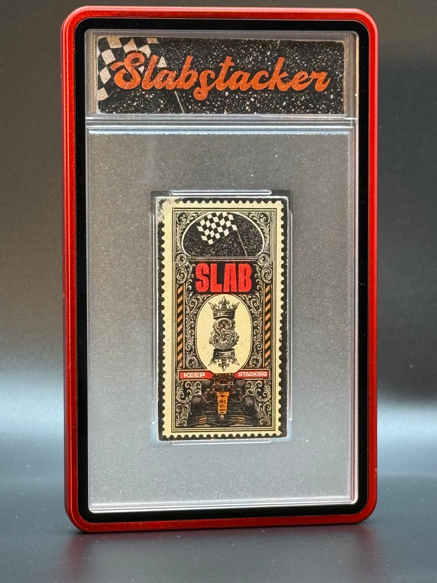 "Checkered Flag" / F1 Stamp Series - PIASTRI (Base) 1/10 with one random signed 1/1